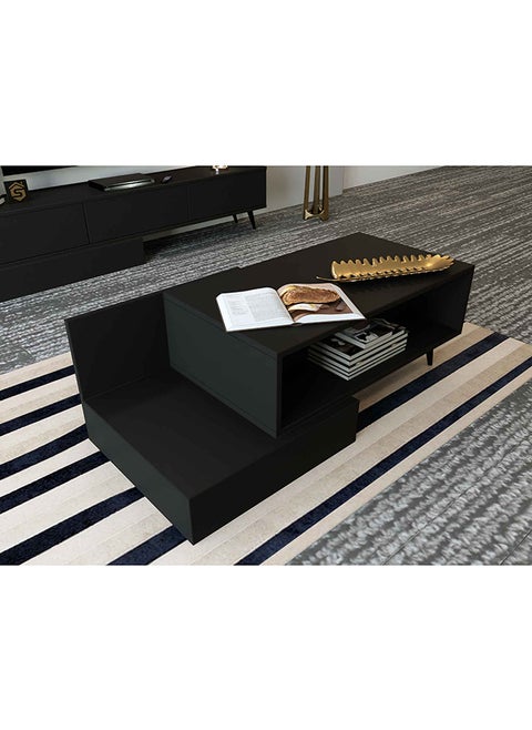 Luxurious black coffee table - CT55 50x90x40 cm