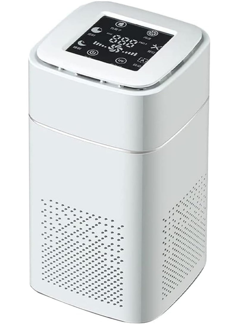 XiuWoo Air Purifier for Home Bedroom, H13 True HEPA Filter Portable Small Air Purifier, Quiet Air Cleaner for Allergies Pets Mold Dust Dander Odor Coverage - Image 1