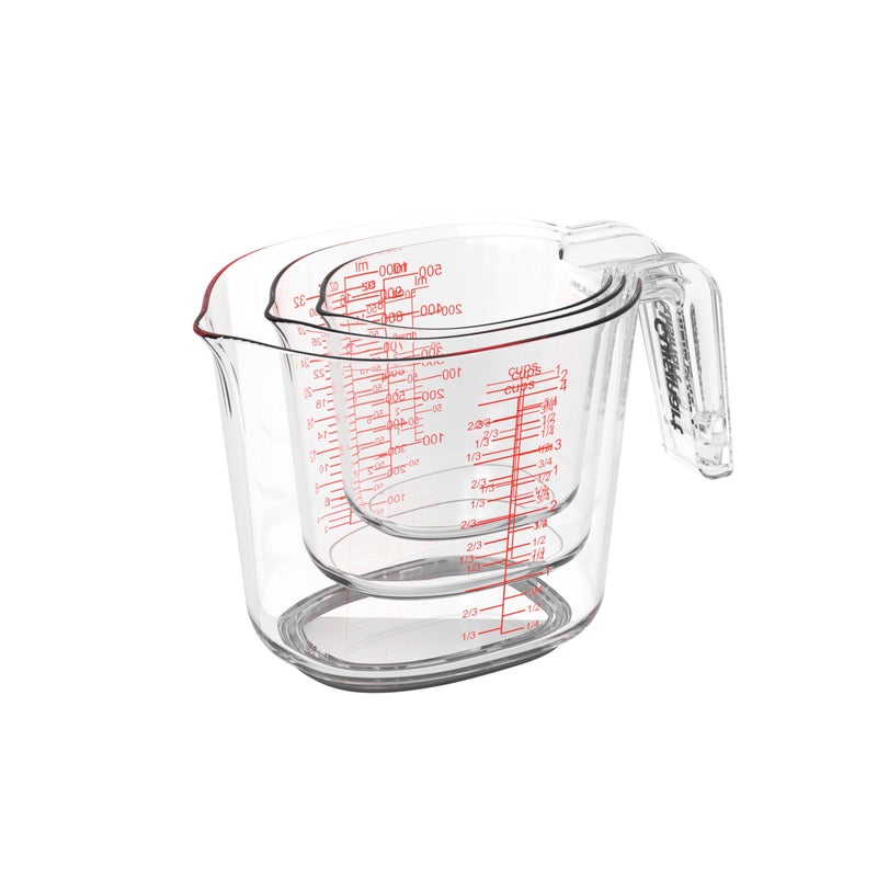 Cuisinart Cuisinart Nesting Liquid Measuring Cups, Clear, 3-Piece, CTG-00-3MC  - Image 1