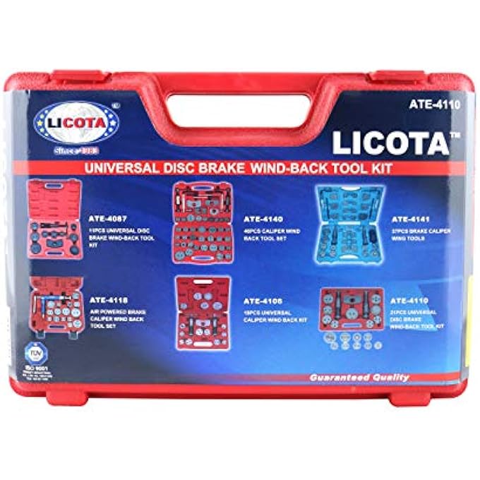 LICOTA 21PCS UNIVERSAL DISC BRAKE WINDBACK TOOL KIT ATE4110 - Image 3