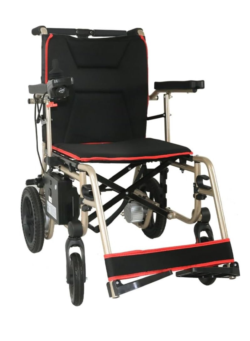 Cool Baby Golden electric chair for the elderly elderly mobility scooter foldable portable electric four-wheeled mobility scooter - Image 1