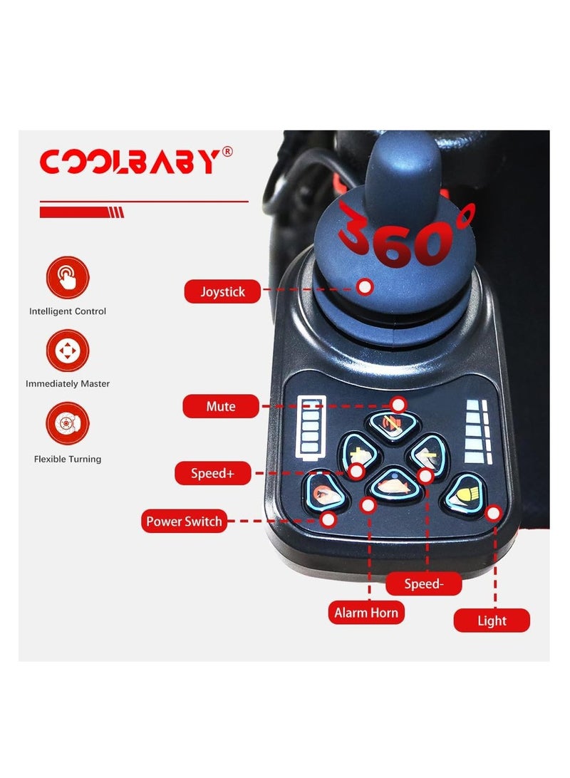 Cool Baby Golden electric chair for the elderly elderly mobility scooter foldable portable electric four-wheeled mobility scooter - Image 3