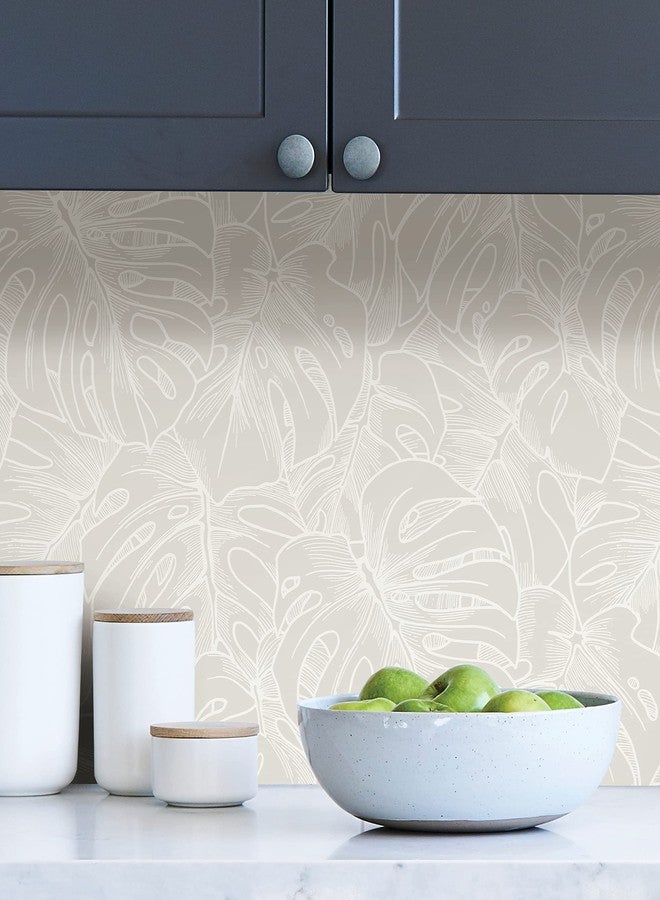 NuWallpaper x Scott Living White Borneo Peel and Stick Wallpaper, SLS3976 - Image 3