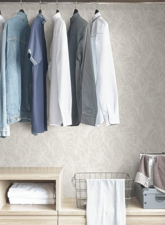 NuWallpaper x Scott Living White Borneo Peel and Stick Wallpaper, SLS3976 - Image 4