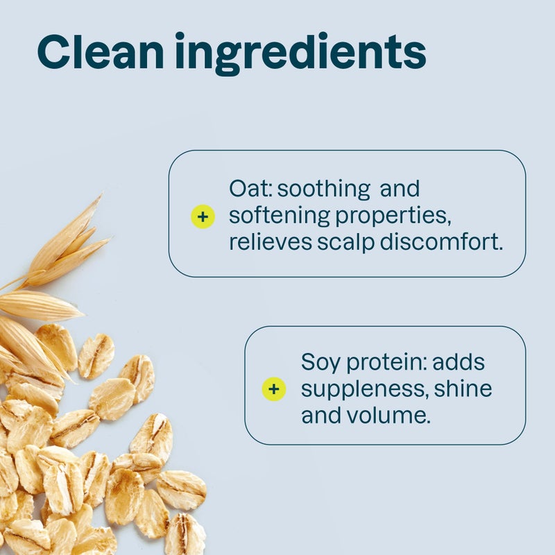 ATTITUDE Extra Gentle Hair Conditioner for Sensitive Dry Scalp, Soothing Oat, Naturally Derived Ingredients, Dermatologically Tested, Vegan Detangler, 8 Fl Oz - Image 4