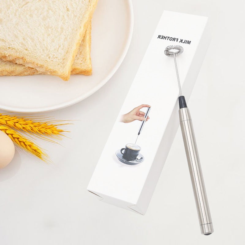 Electric Egg Beater Hand Mixer with Stand, Stainless Steel - Image 1