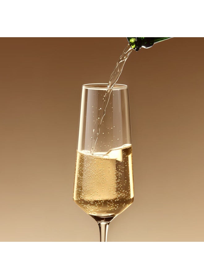Cliton Crystal Champagne Glass Set Red Wine White Wine Gl Stemware Pair Sparkling Wine Gl - Image 4
