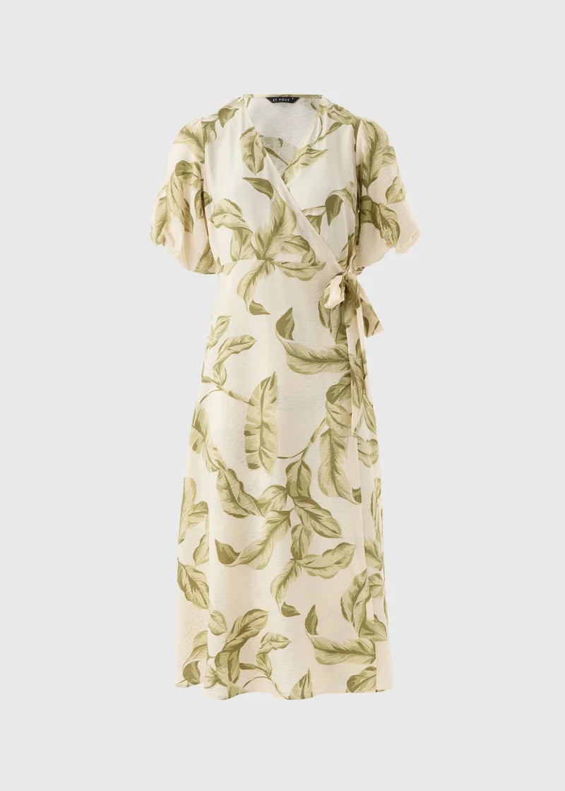 Matalan Tropical Leaf Dress