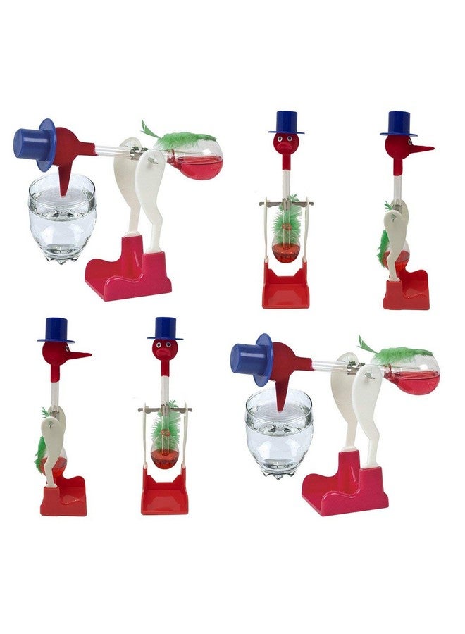 آر في ميديا طائر الشرب الشهير RVM Red Retro Scientific Non Stop Dippy Magic (عبوة من 4 قطع) - Image 5