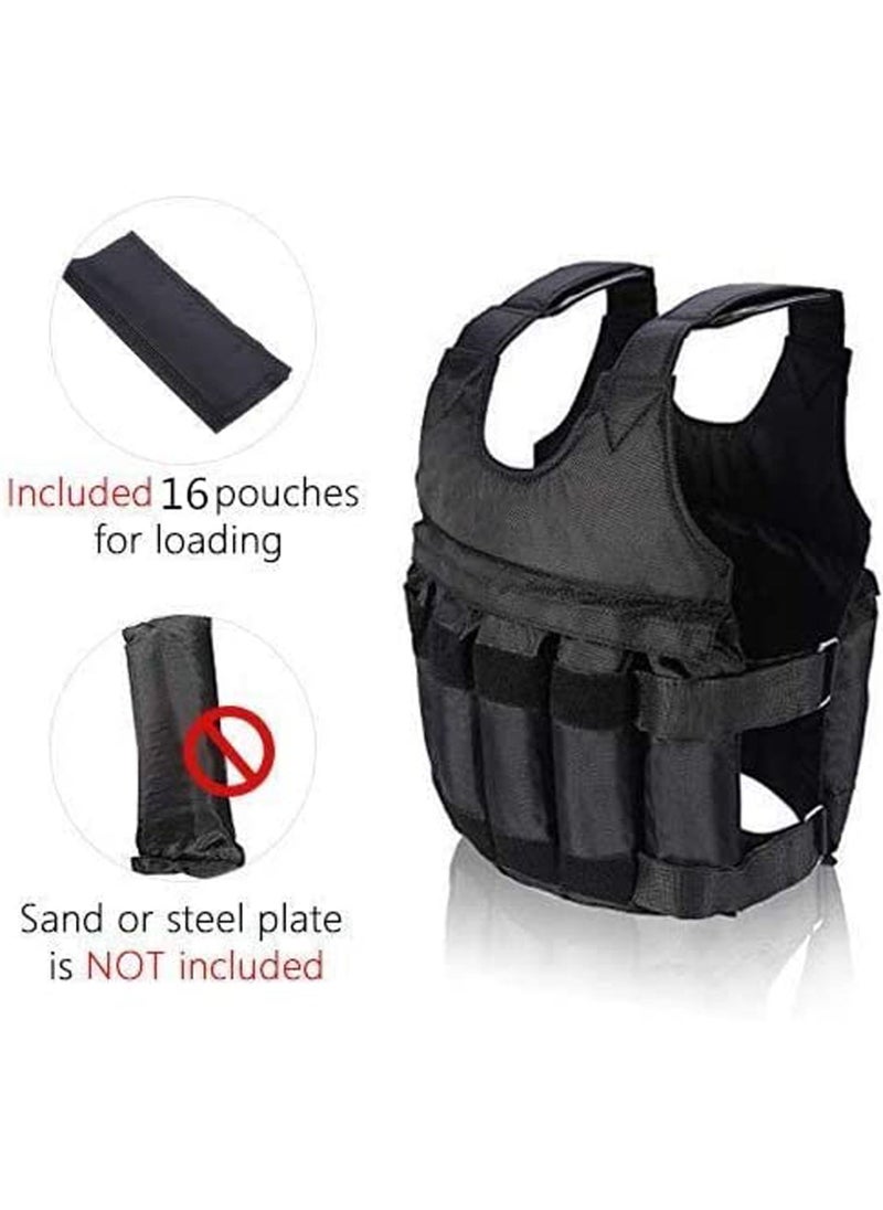 Rock Pow Weight Vest for Women Men,Adjustable Weight 20kg Exercise Training Fitness Body Weight Vests for Running Training Workout Jogging Walking  - Image 5