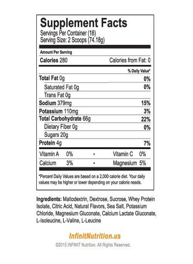 INFINIT Nutrition GO FAR Orange - The only All-in-one Endurance Hydration Drink with Protein 280 Calories Per Serving & Electrolytes - No Gels, Pills or Bars Needed 100% All-Natural & no Added Colors - Image 4
