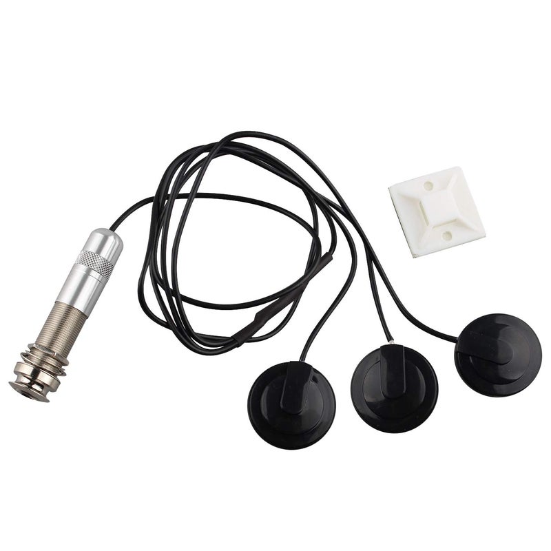 Futheda Self-adhesive Pickup Piezo Jack Disc 3 - Transducer Microphone for Acoustic Guitar Ukulele Mandolin Banjo Violin String Instruments Universal - Image 5