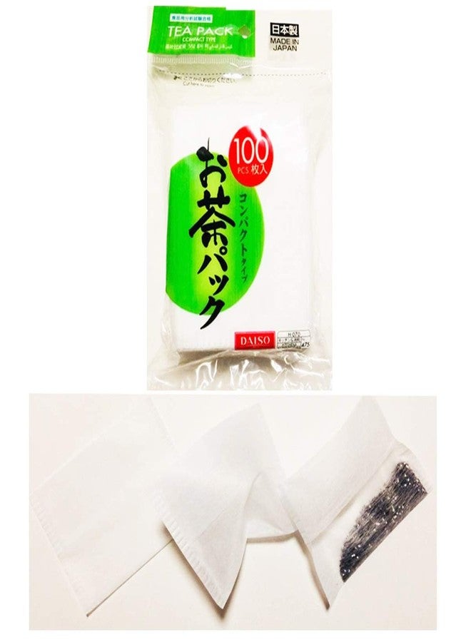 Daiso 5x100pcs Disposable Filter Bags for Loose Tea -Hard type - Image 2