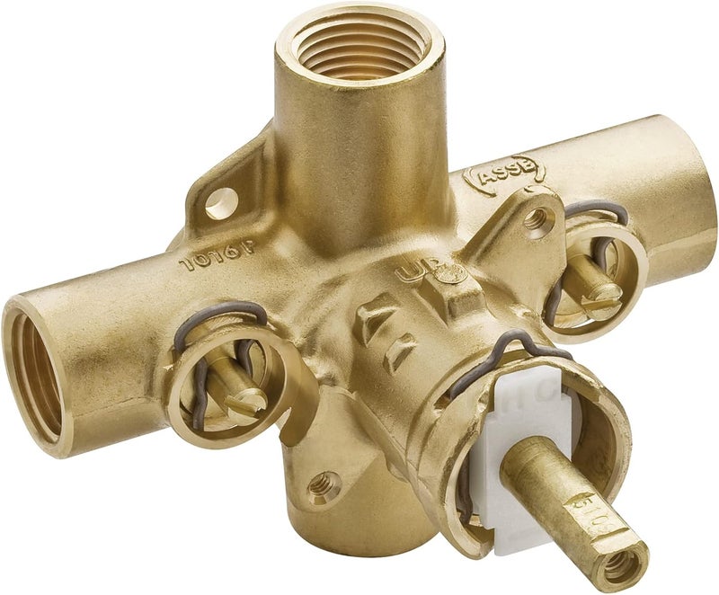 Moen Rough-In Posi-Temp Pressure Balancing Shower Valve with Stops, 1/2-Inch IPS, Model 2590 - Image 1