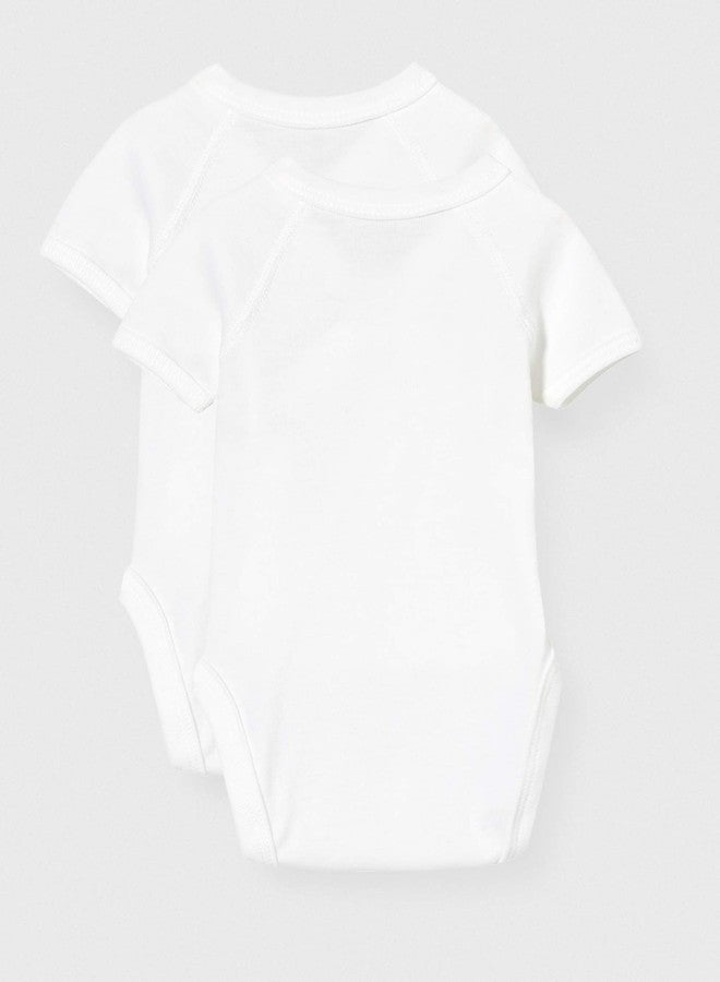 Petit Bateau بدلة بتي باوتو للأطفال الرضع - مجموعة من 2 بحجم حديثي الولادة-24 شهر (حجم 3 أشهر نمط 54220) - Image 3
