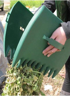 Excefore Leaves Grabber, Pack of 2 Handheld Large Leaf Grabber Serrated Cleaning Tools for Garden Lawn Yard Leaf Removal  - Image 1