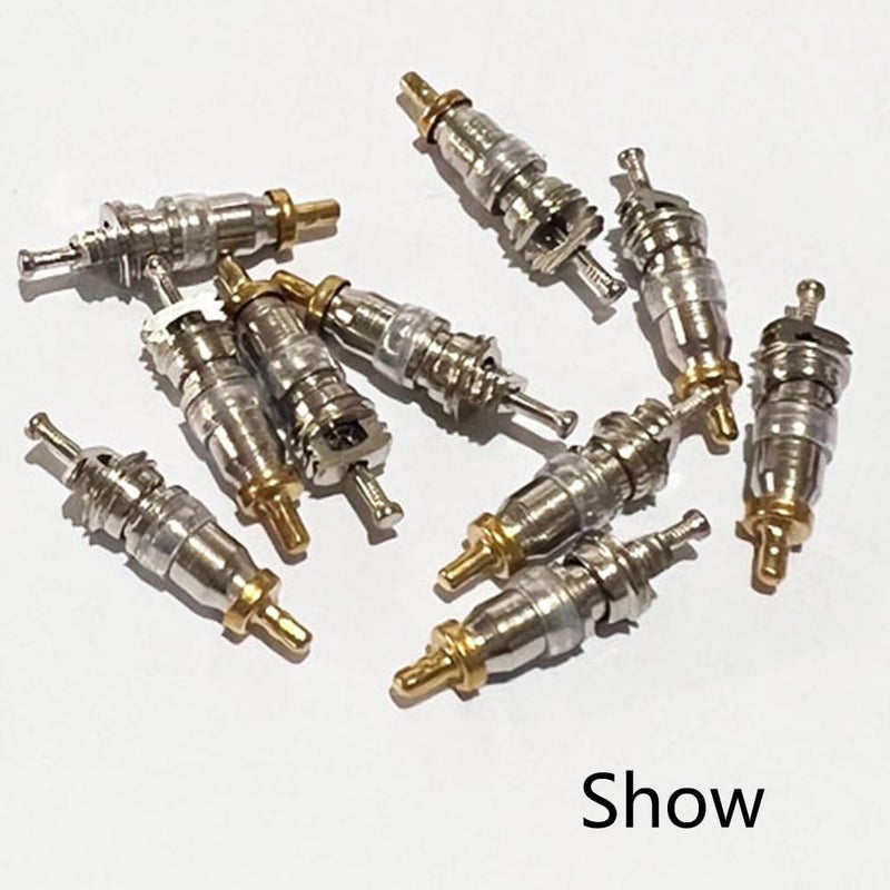 TopHomer Valve Core 100pcs Schrader Copper Valve Stem Core Repair Tool Household Air Conditioner Replacement Parts - Image 5