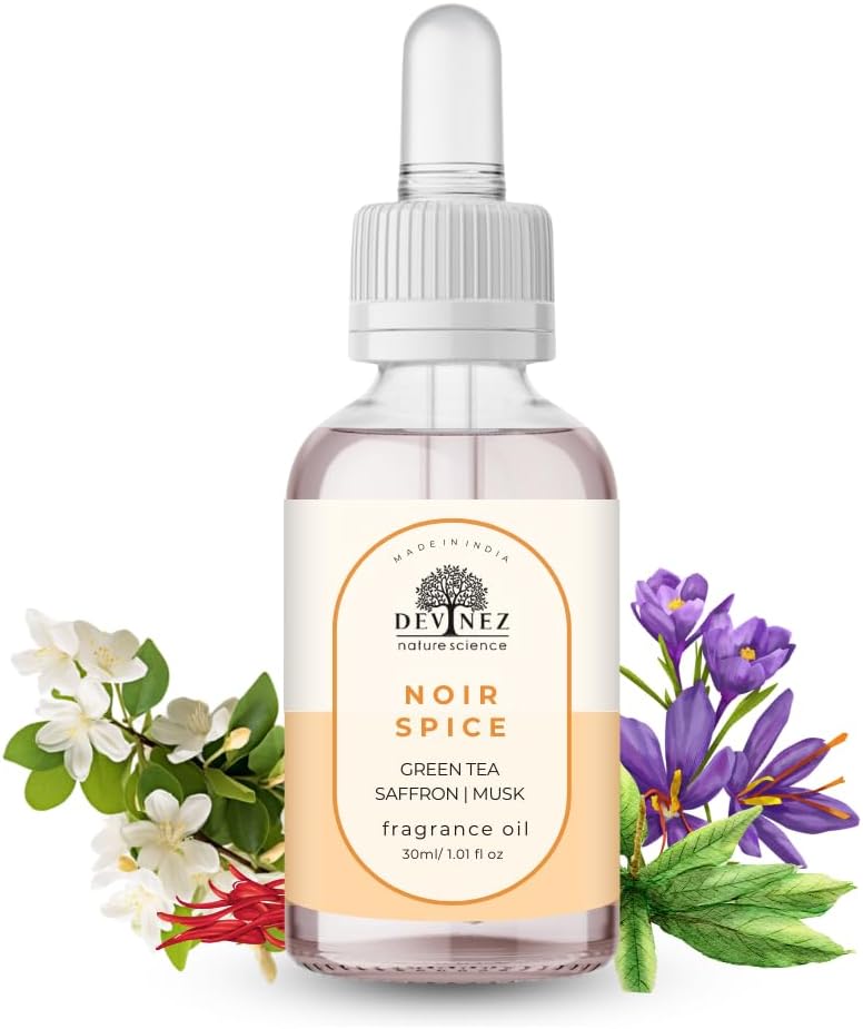 Devinez Noir Spice Fragrance Oil, (30 ml) - for Aromatherapy, Diffuser Oil, DIY Candle-Making, Fragrance for Him & Her (IFRA Certifed) - Image 1