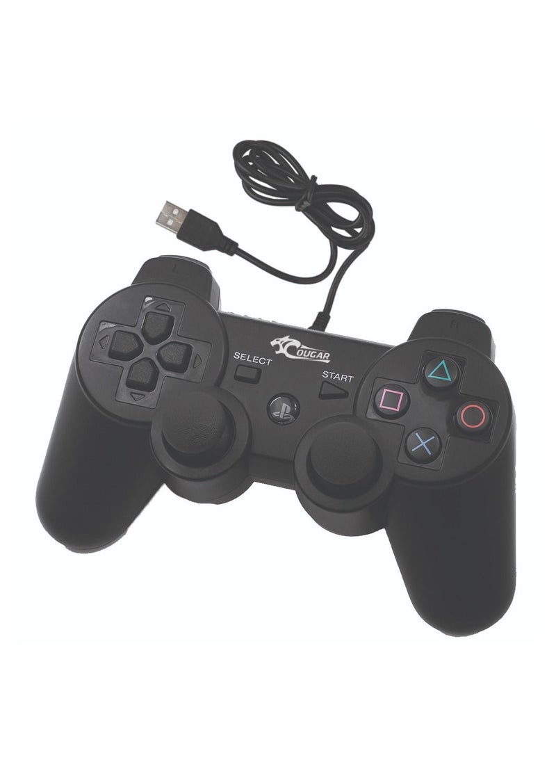 Cougar COUGAR PS3 Dualshock  Wired Controller For Playstation 3 - (black)  - Image 1