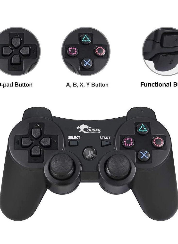 Cougar COUGAR PS3 Dualshock  Wired Controller For Playstation 3 - (black)  - Image 3