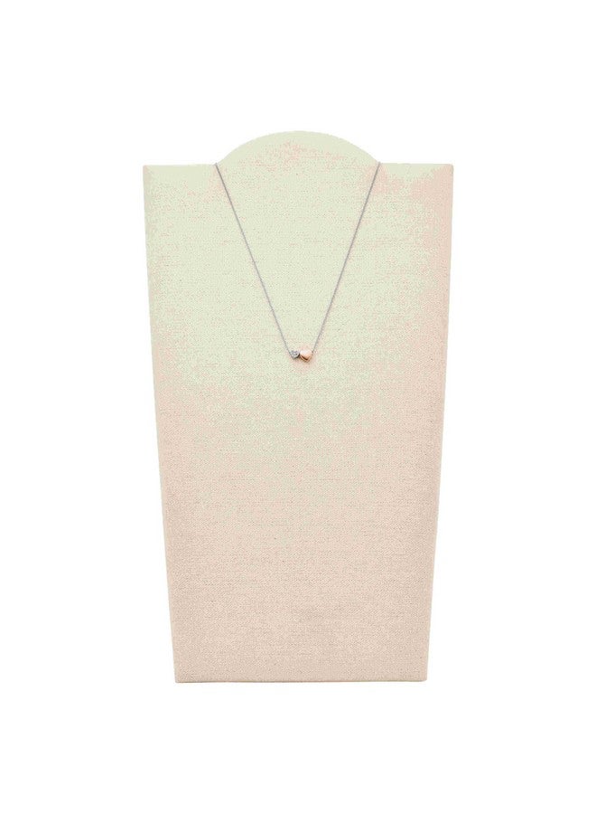 FOSSIL Women'S Silvertone Necklace Color: Silver (Model: Jf03097998) - Image 2