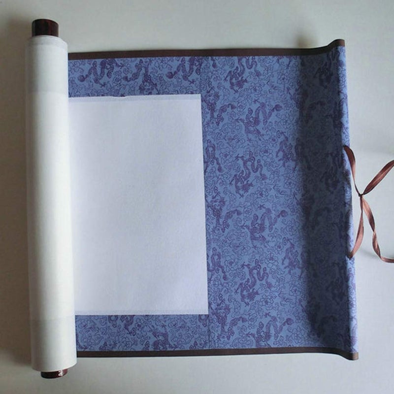 Echaprey 6pcs Blank Mounting Hanging Wall Scrolls Set for Kanji, Sumi and Chinese Calligraphy - Image 4