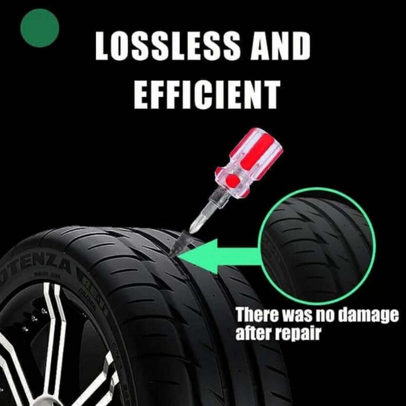 comfrt Vacuum Tire Mending Nail, Tire Repair Rubber Nails, Black Car Tire Repair Nail, Auto Motorcycle Vacuum Tire Repair Nails, Rubber Nail Self-Service Tire Repair Nail, Quick Tire Repair - L - Image 4