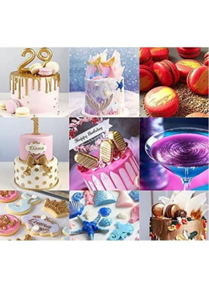 15g Baking decoration powder & Dust Food-Grade Luster Dust Powder for Cake Fondant - Chocolate Decoration - Image 5