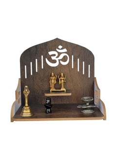 LINGAZ LINGAZ Mandir for Pooja Home Decoration Wall Hanging Beautiful Wooden Plywood Temple  - Image 1