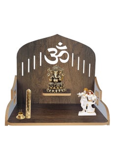 LINGAZ LINGAZ Mandir for Pooja Home Decoration Wall Hanging Beautiful Wooden Plywood Temple  - Image 2