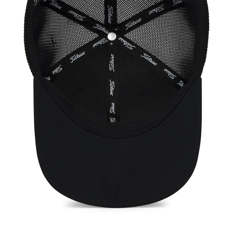 Titleist Tour Performance Mesh Golf Hat, Black/White - Image 5