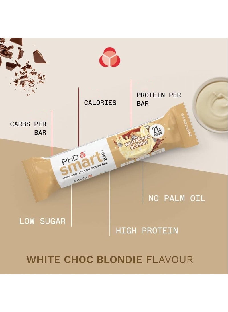 PhD Smart Bar High Protein - White Chocolate - (12 pieces)  - Image 4