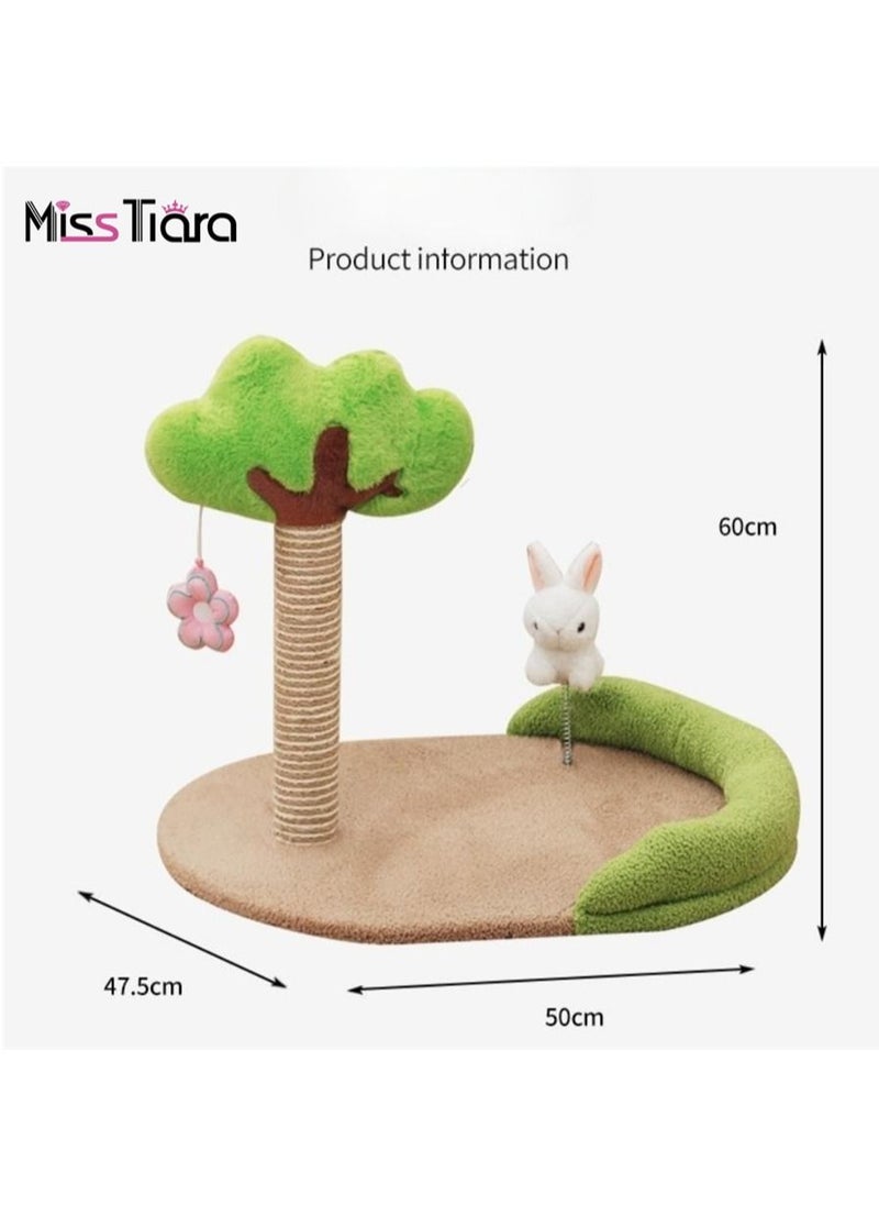 MissTiara - Small tree cat nest sisal cat scratching post cat bed teasing cat pet bed - Image 1