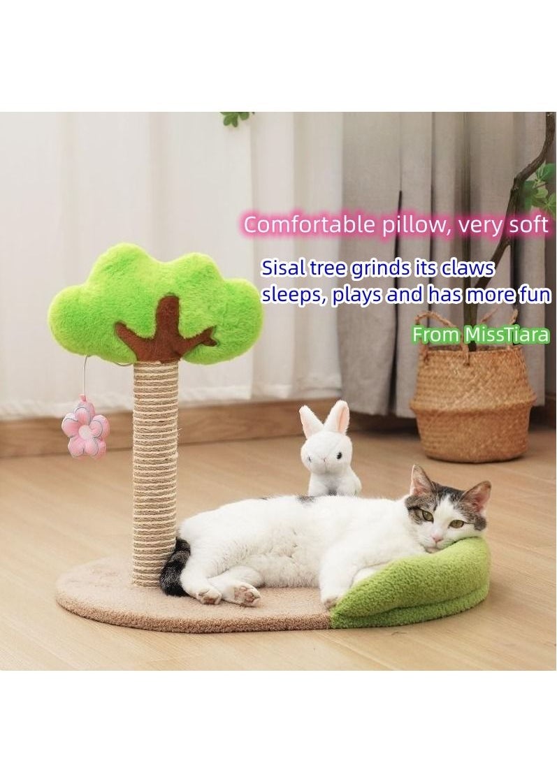 MissTiara - Small tree cat nest sisal cat scratching post cat bed teasing cat pet bed - Image 1