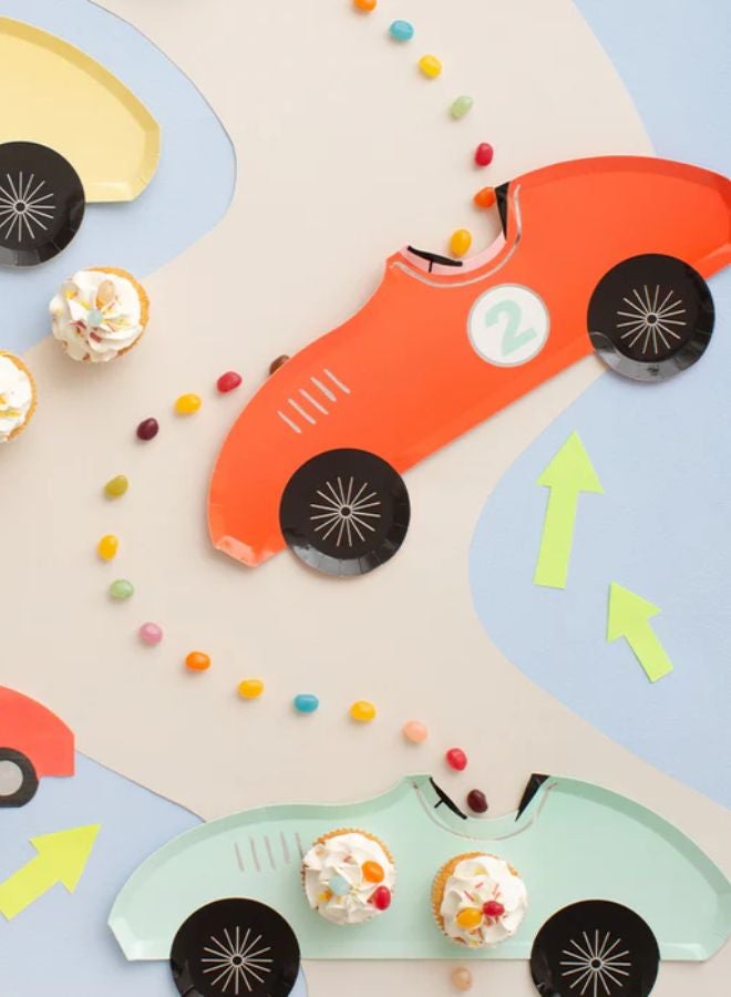 Meri Meri Race Car Plates - Image 2