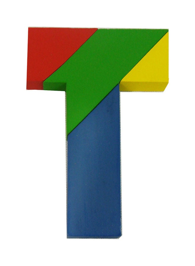 NIBEMINENT Wooden Letter T Tangram Jigsaw Puzzles Set - Image 5