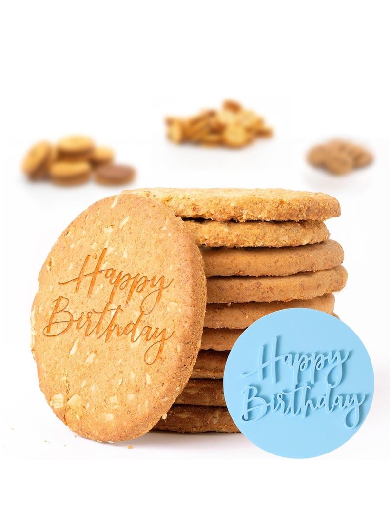 Yolev ختم عيد ميلاد سعيد بتصميم ثلاثي الأبعاد لطوابع الكعك ختم الفوندان بلاستيك قواطع كعك عيد الميلاد ختم الفوندان لتزيين الكعكة كب كيك DIY معجون الشوكولاتة 0.8 سم - Image 5