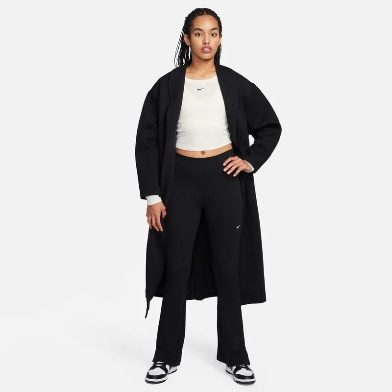 Nike Women's Sportswear Chill Scoop-Back Long-Sleeve Mini-Rib Top