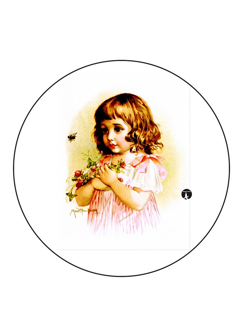 RKN Girl Printed Fridge Magnet  Multicolour - Image 1