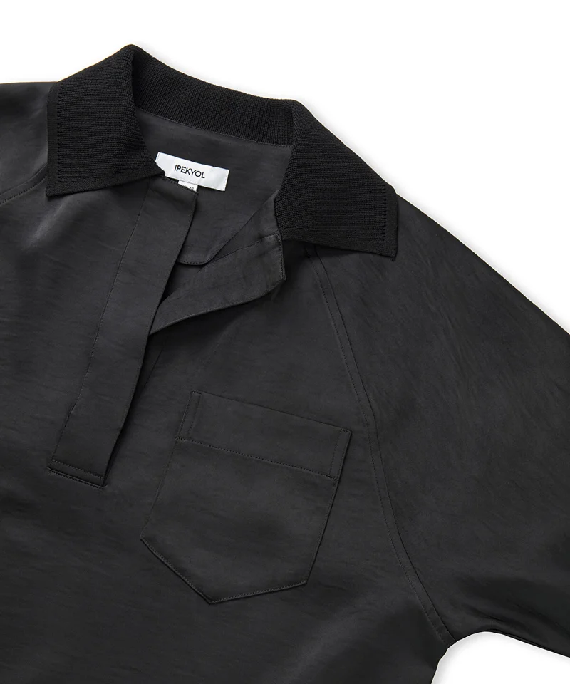 Ipekyol  Mixed Media Blouse for Women | Best Price UAE