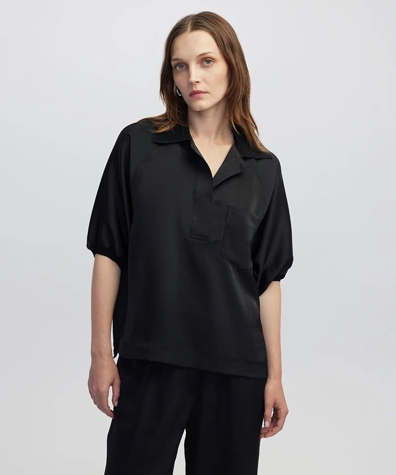 Ipekyol Mixed Media Blouse