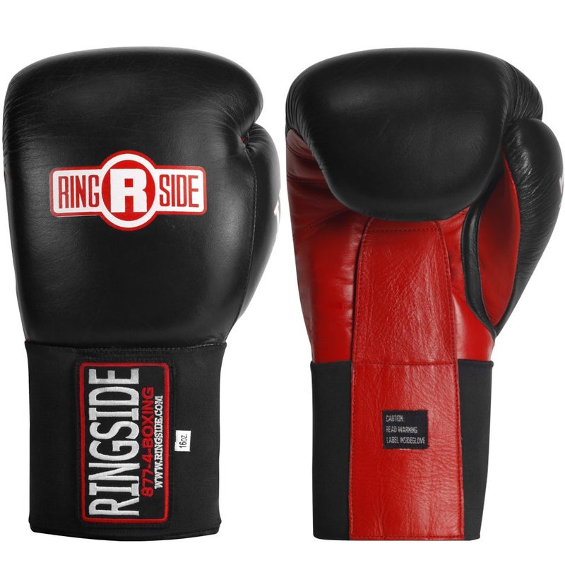 Ringside قفازات تدريب الملاكمة رينغسايد إصدار محدود بتقنية IMF، 16 أونصة، أسود/أحمر - Image 2