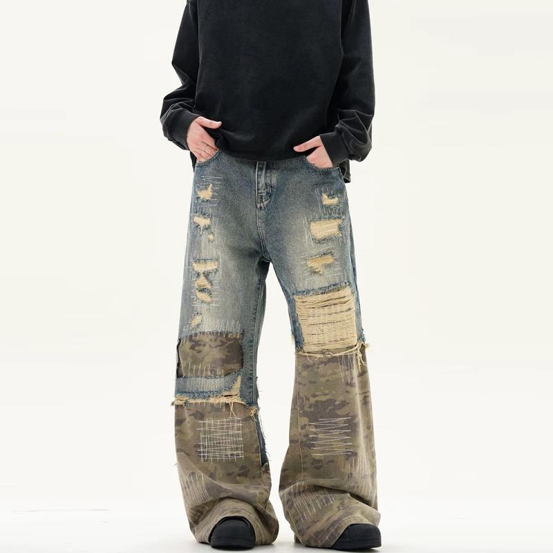 Unisex Casual Daily Denim Jeans - Image 3