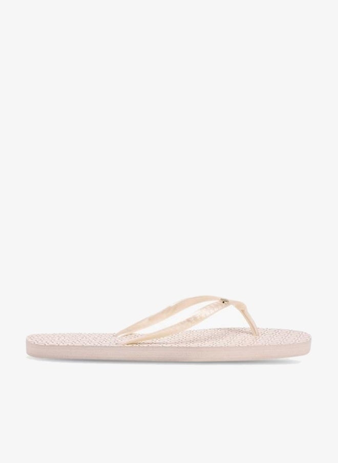 Celeste Women's Monogram Print Thong Slippers - Image 1