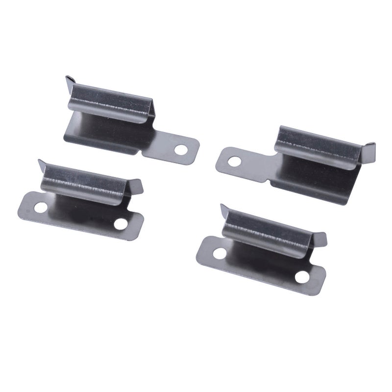 4pcs Bed Clips Clamps Compatible with Ender 3 Pro Ender 3 V2 Ender 3S Ender 5 Pro CR-20 PRO 3D Printer Stainless Steel Material Durable for 7mm Thickness Printing Bed Platform - Image 1