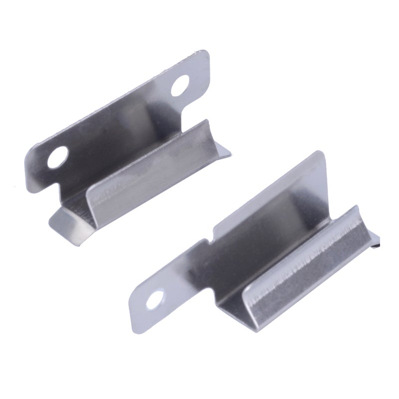 4pcs Bed Clips Clamps Compatible with Ender 3 Pro Ender 3 V2 Ender 3S Ender 5 Pro CR-20 PRO 3D Printer Stainless Steel Material Durable for 7mm Thickness Printing Bed Platform - Image 2