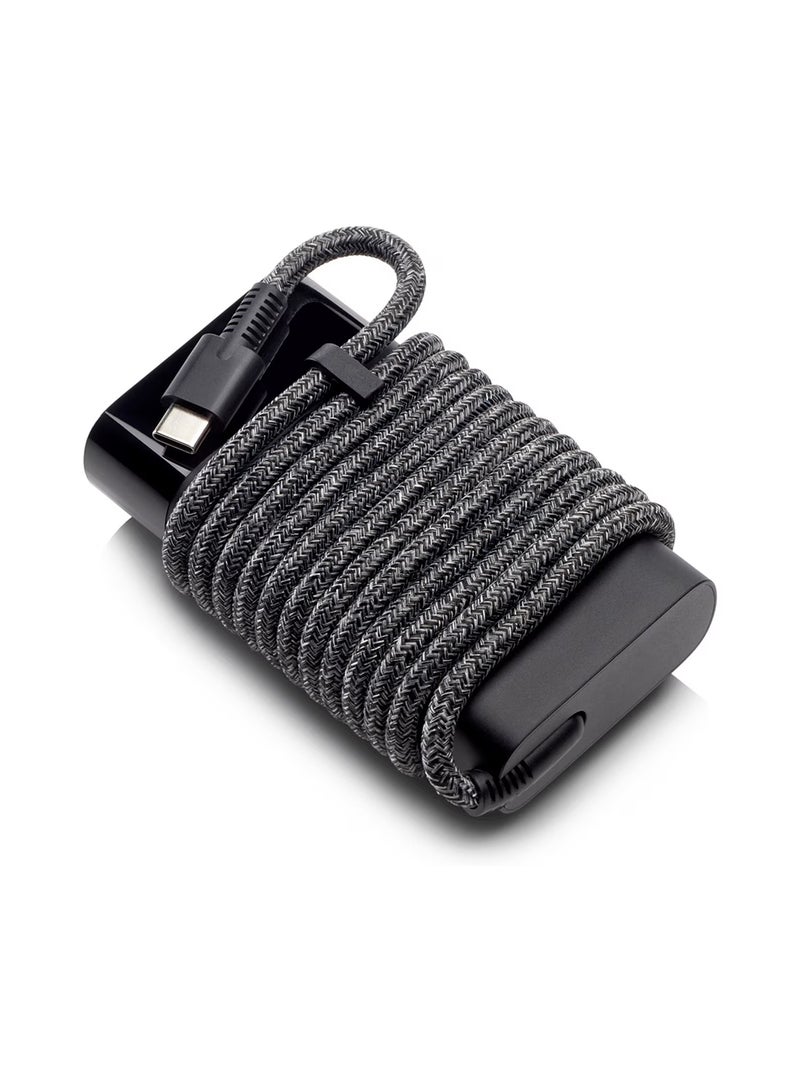 HP محول طاقة USB-C بقدرة 65 وات (قابس المملكة المتحدة) أسود - Image 2