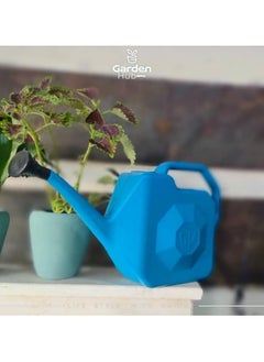 Generic Garden Hub Watering Can, Blue, Hexagonal Design  - Image 1
