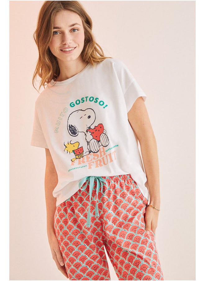 women'secret - Snoopy pajamas watermelons - Image 1