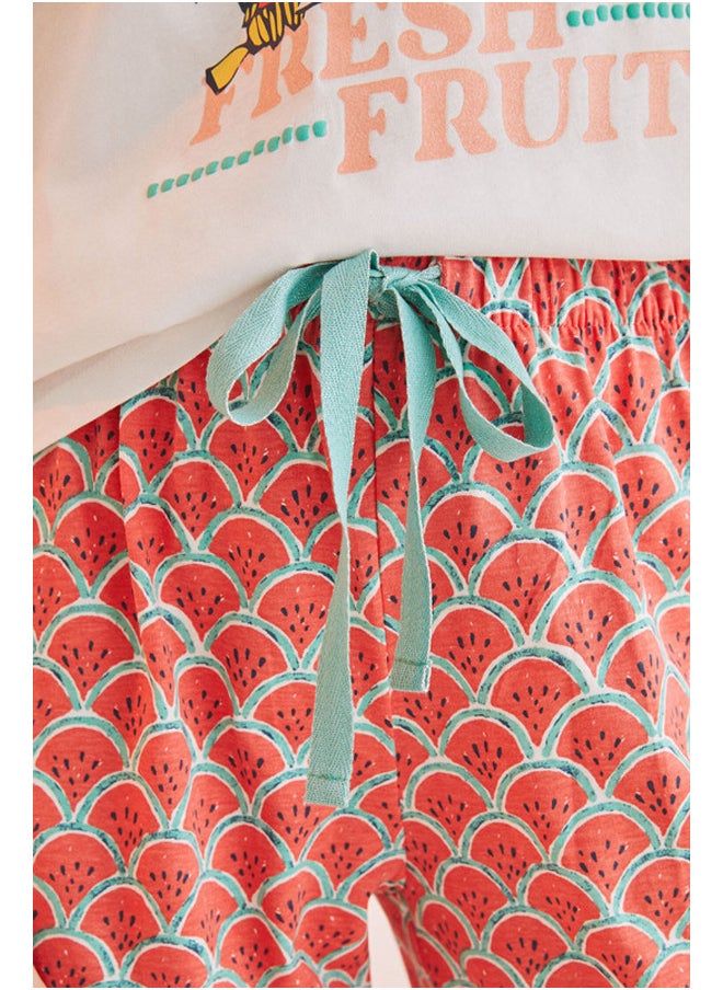women'secret - Snoopy pajamas watermelons - Image 1